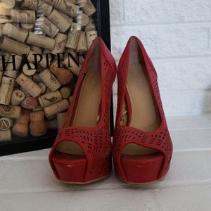5 " red heels